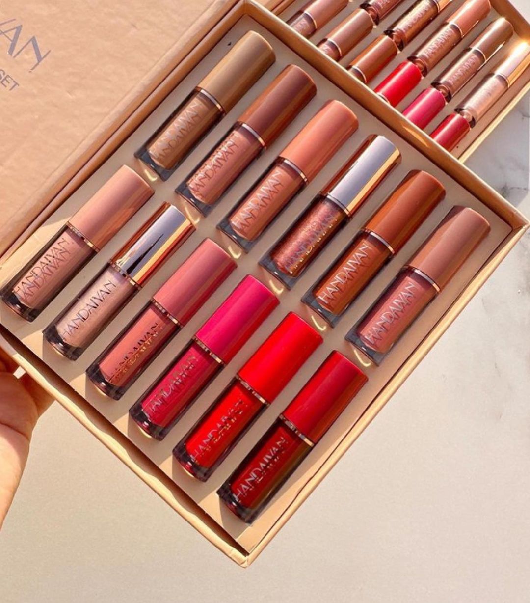 Super Glossy Lipgloss | 12 pcs Matte Liquid Lipstick Box |