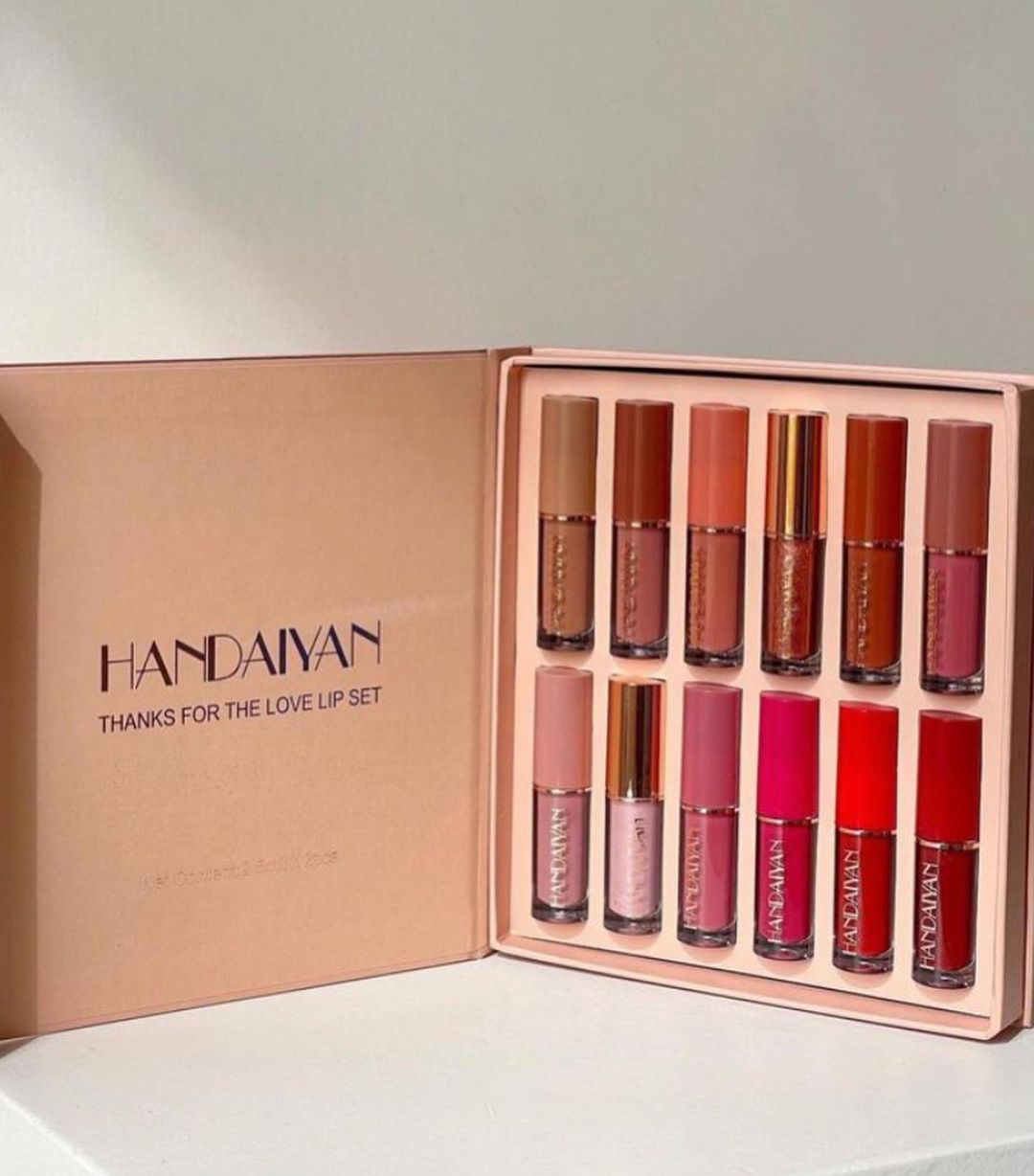 Super Glossy Lipgloss | 12 pcs Matte Liquid Lipstick Box |