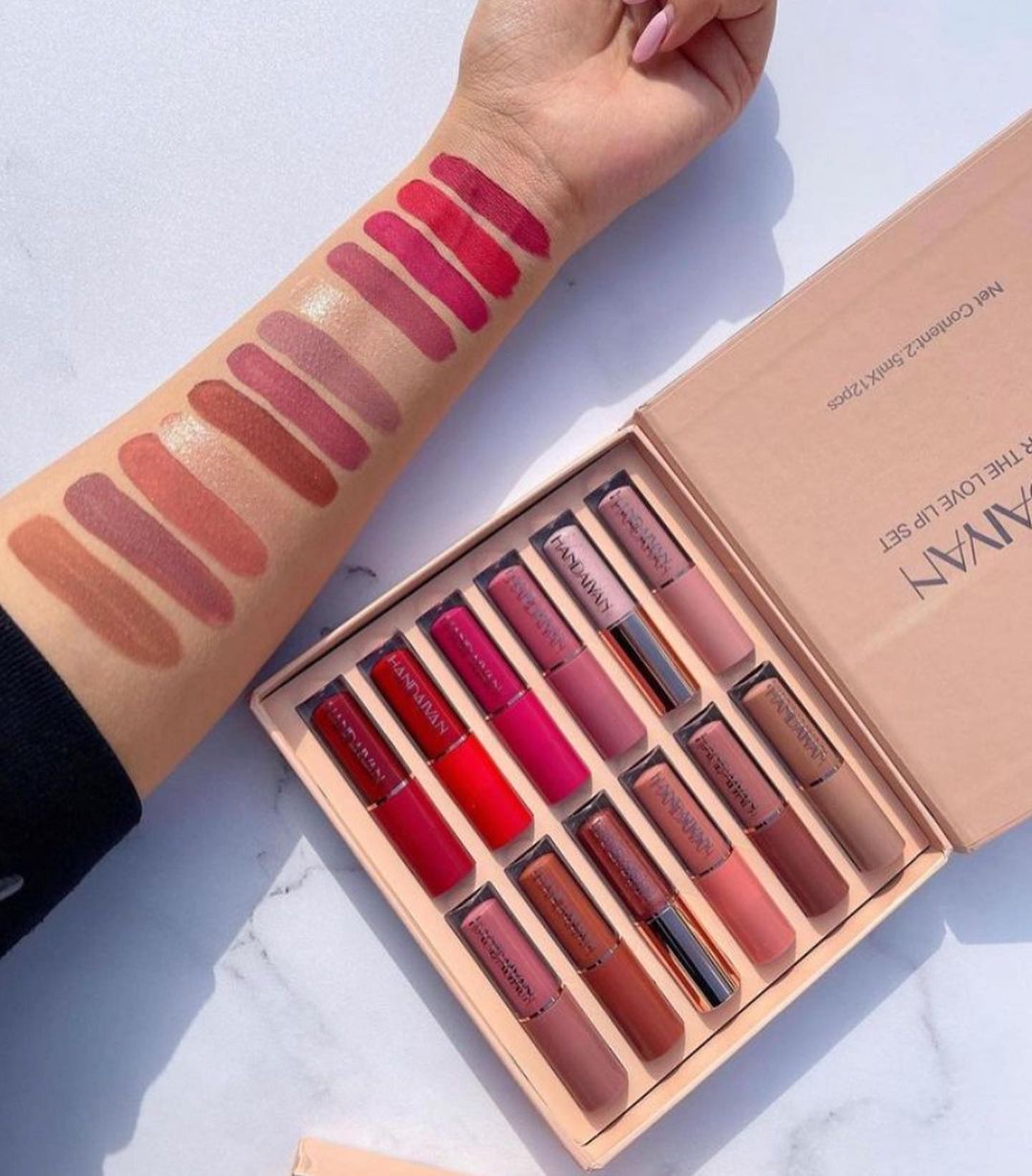 Super Glossy Lipgloss | 12 pcs Matte Liquid Lipstick Box |