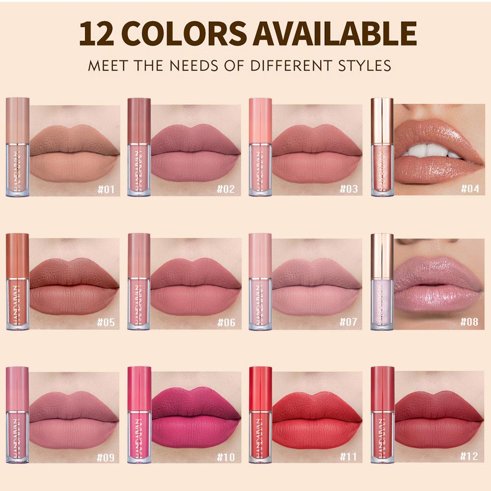 Super Glossy Lipgloss | 12 pcs Matte Liquid Lipstick Box |