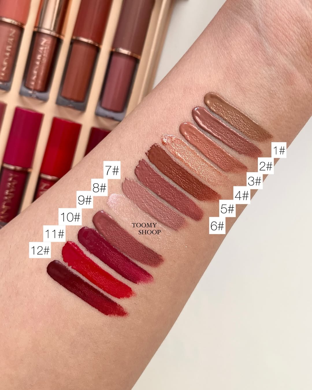 Super Glossy Lipgloss | 12 pcs Matte Liquid Lipstick Box |