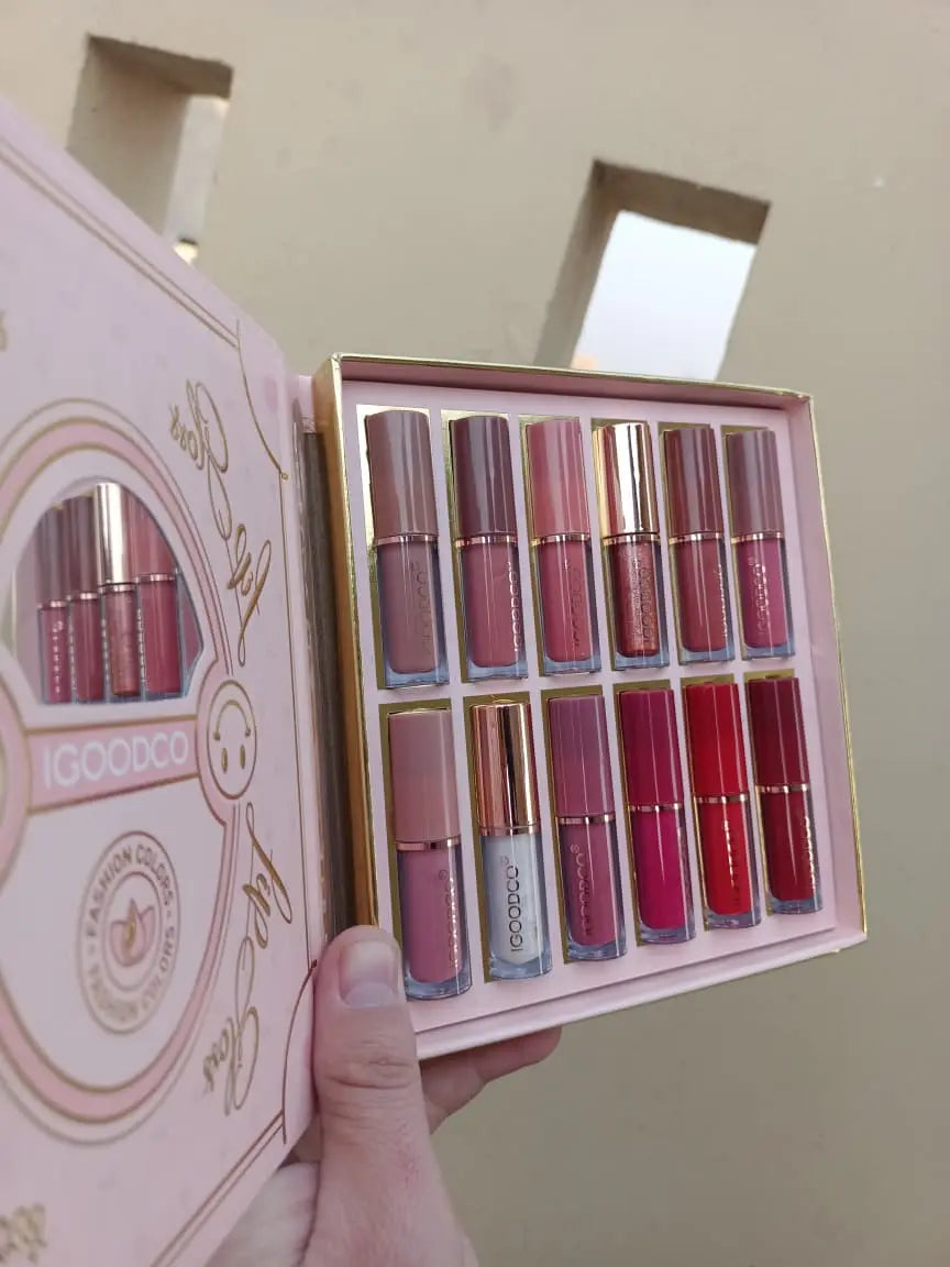 Liquid lipstick matte finish super stay beauty | Long lasting | Transferproof & Waterproof | Lasts Up to 12 hours Liquid Lipsticks | Combo Set - 12 Pcs