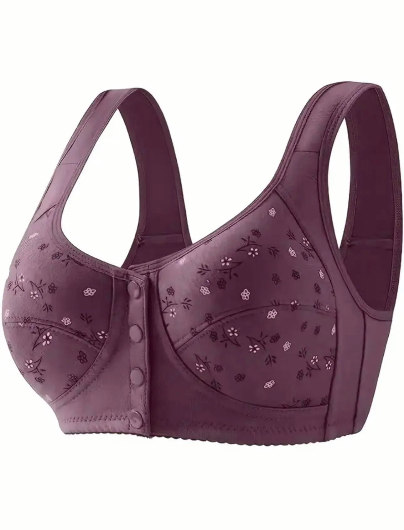 Front Button Premium Padded Breastfeeding Bra(Pack OF 2)