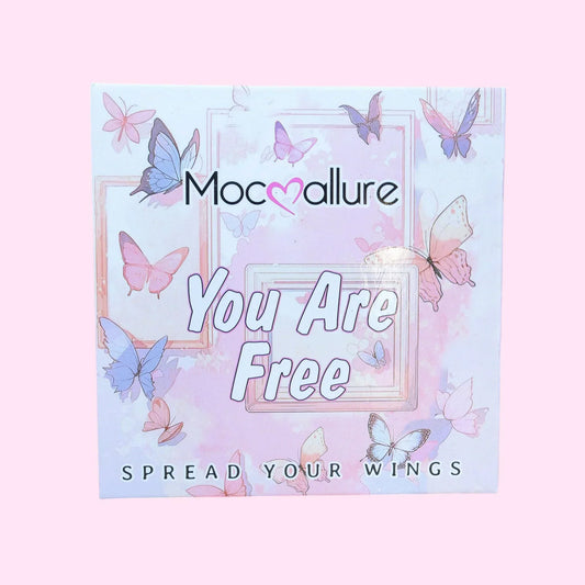 Mocallure You Are Free 3-in-1 Professional Makeup Set 4 Folds Eyeshadow Palette